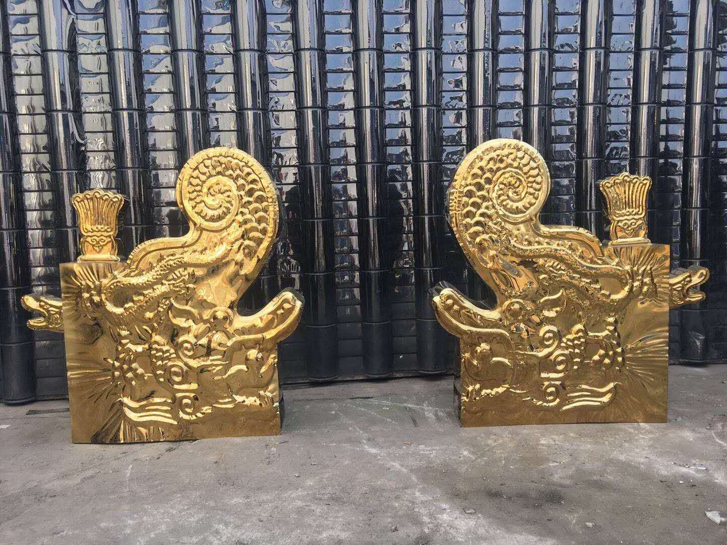 金屬正吻屋脊獸